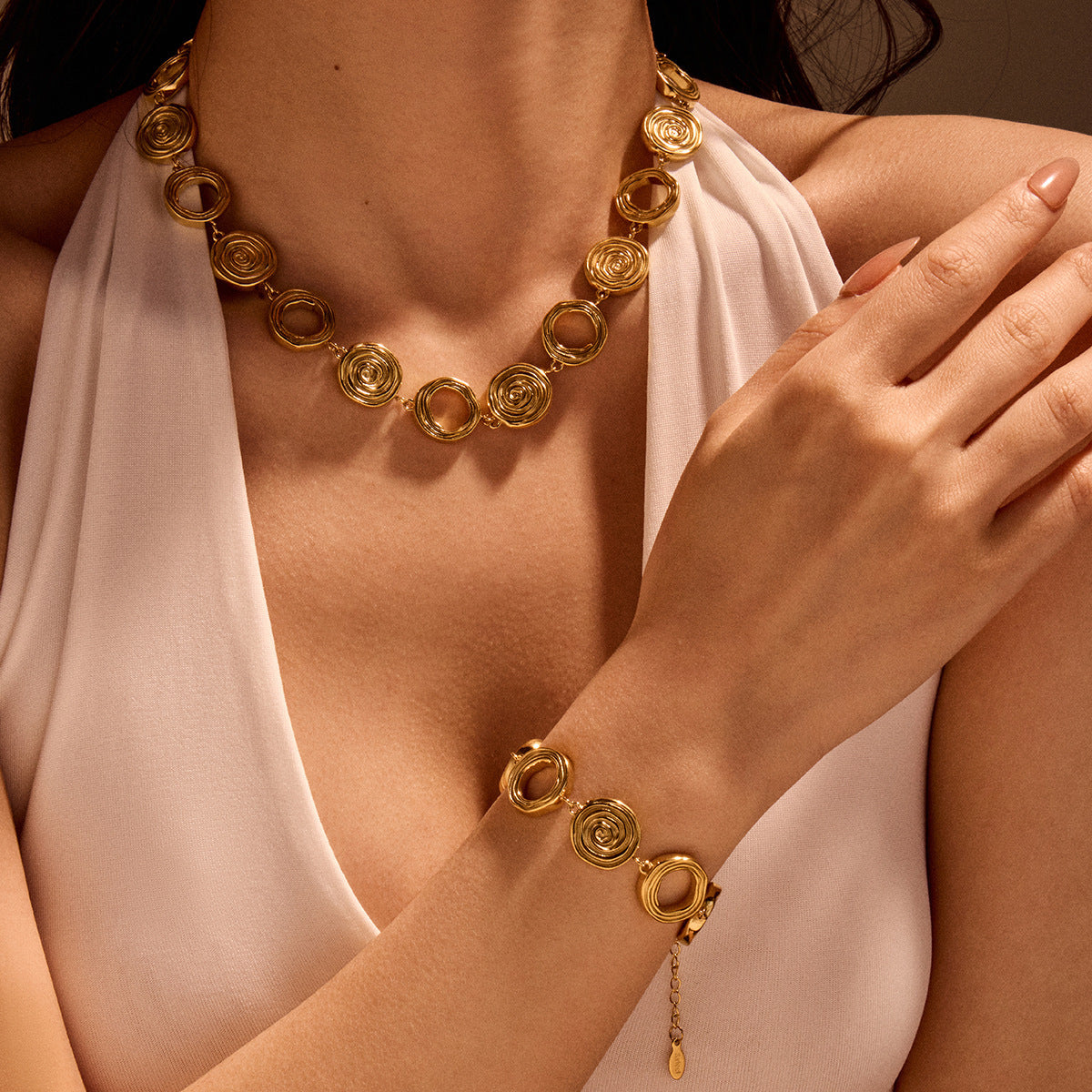 "Circle Luxe β 18K Everyday Duo Set"