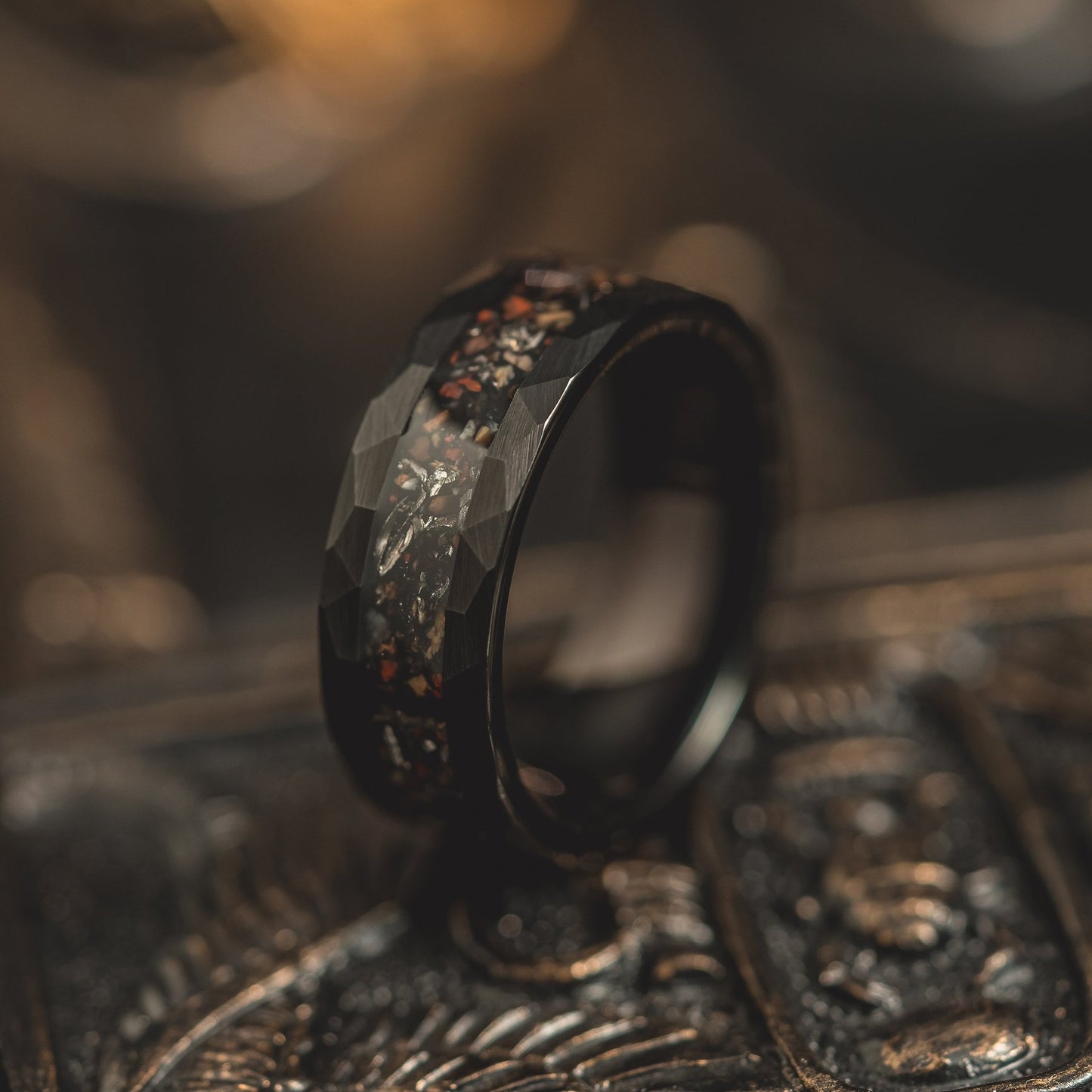 "Eterniq β Unisex Tungsten Statement Ring"