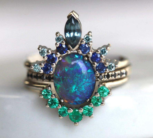 "Crown Collective – 3-Piece Royal Ring Set"