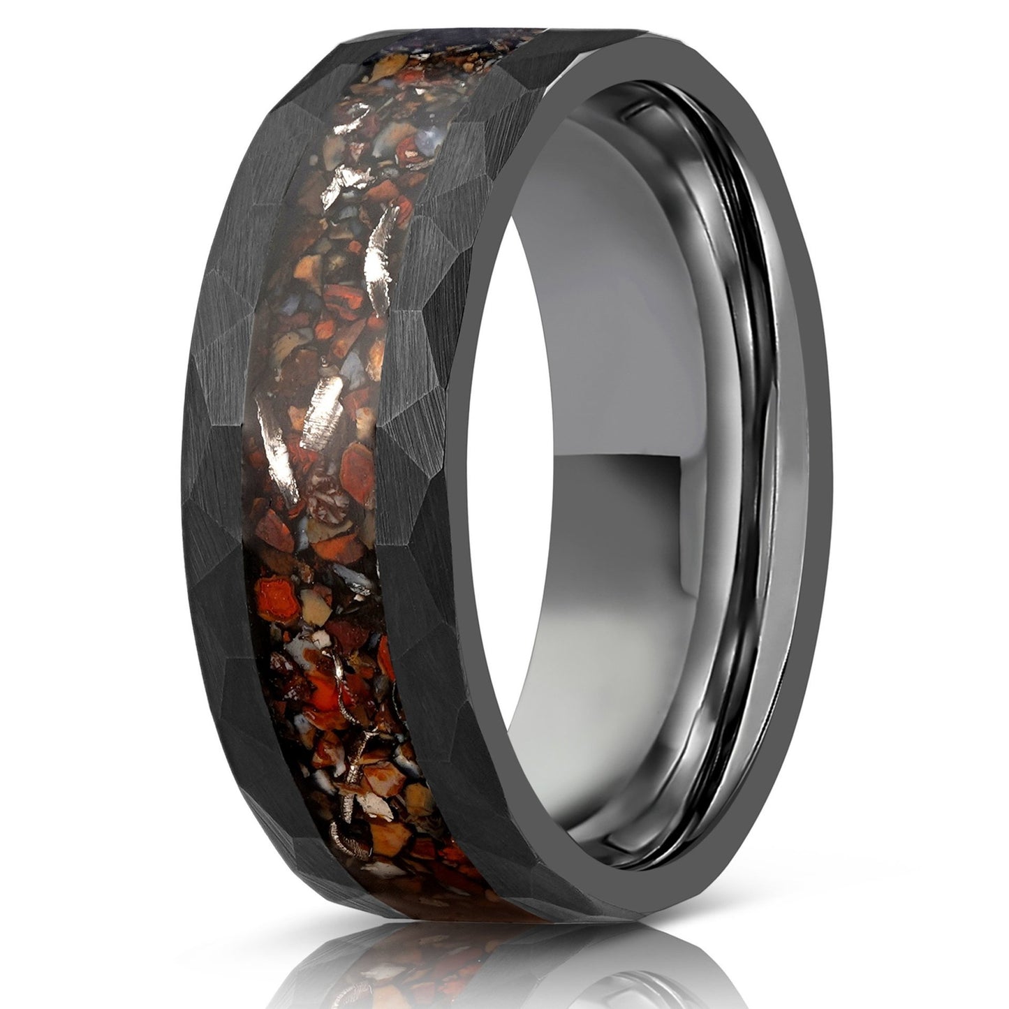 "Eterniq – Unisex Tungsten Statement Ring"