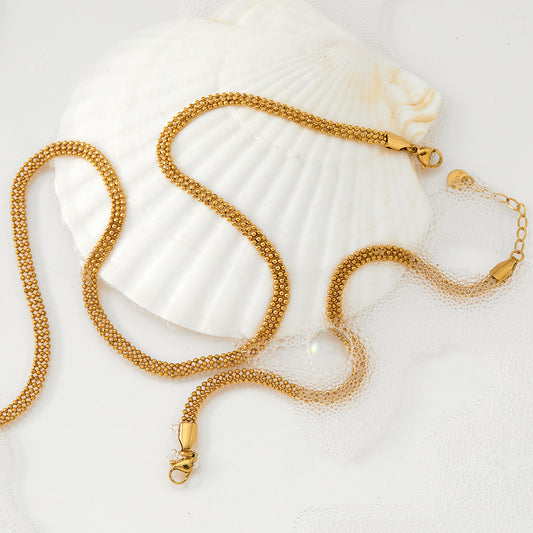"Dual Luxe Link Chains – Gold & Steel Set"
