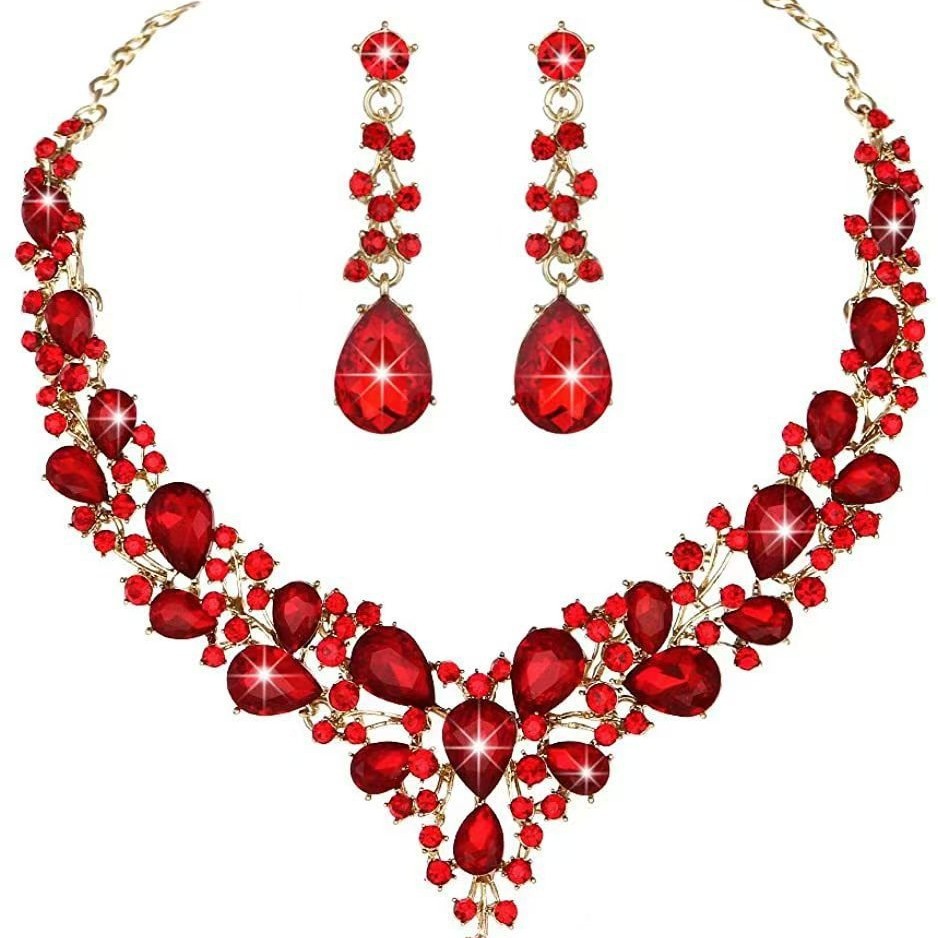 "Heart Drops – Polka Dot Charm Set"