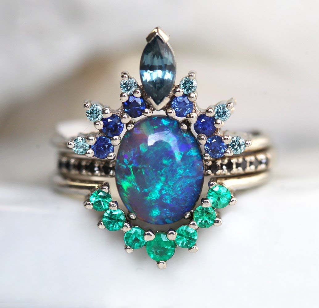"Crown Collective – 3-Piece Royal Ring Set"